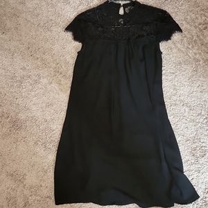 Womens black shift dress